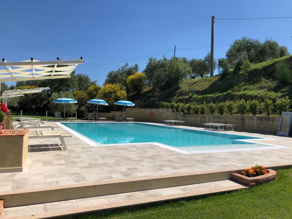 Agriturismo Casale Giulia Volterra Dış mekan fotoğraf